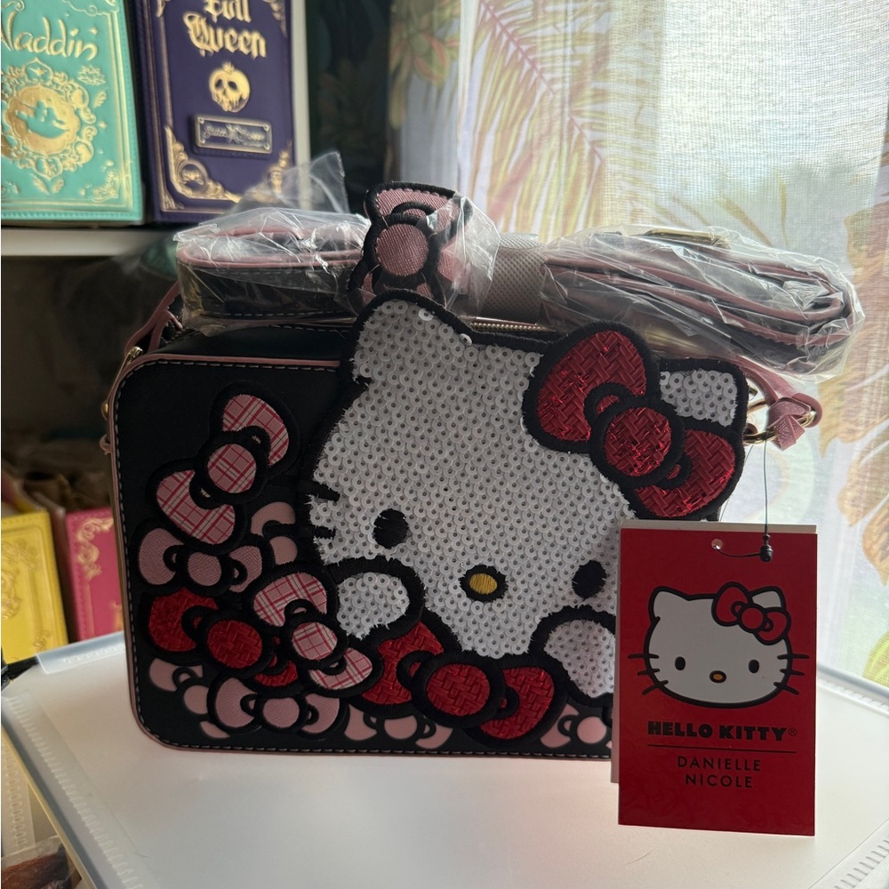 Danielle Nicole Hello Kitty Red and Pink Crossbody Bag NWT